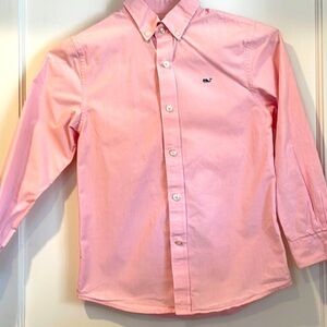 Pink Vineyard Vines Boys Button-Down